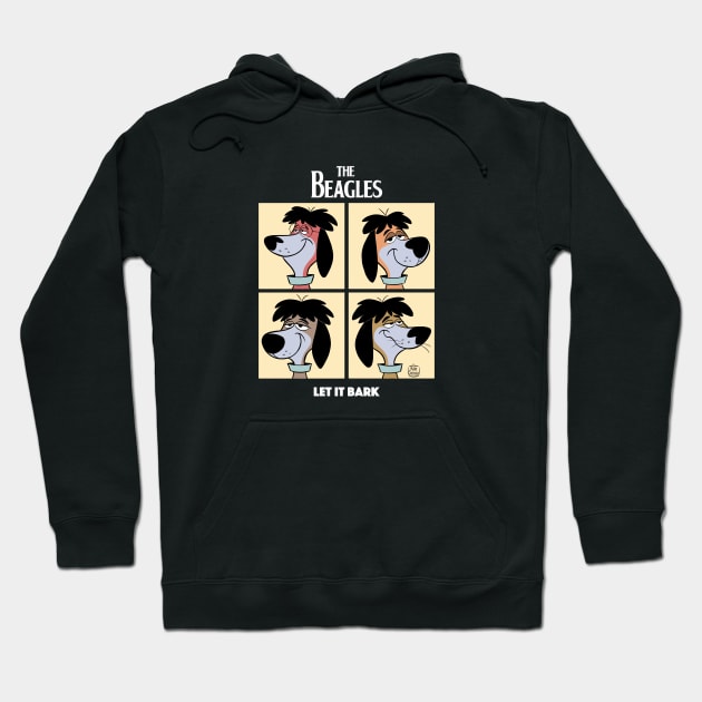 THE BEATLES CARTOON DOGS PARODY Hoodie by markscartoonart62